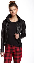 Thumbnail for your product : GUESS Paneled Faux Leather Jacket