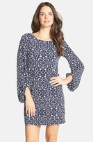 Thumbnail for your product : Laundry by Shelli Segal Print Jersey Shift Dress (Petite)
