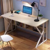 Thumbnail for your product : Wrought Studio White Stylish Modern Minimalist High Cost-Effective Home Desk Student Study Desk Computer Desk Wooden Table