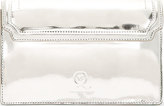 Thumbnail for your product : McQ Silver Leather Bumper Clutch
