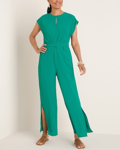 womens emerald green jumpsuit
