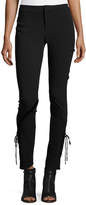 Thumbnail for your product : Haute Hippie The Getaway Laced Crepe Pants, Black