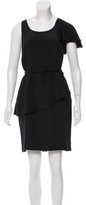 Thumbnail for your product : Chris Benz Silk Ruffle-Accented Dress