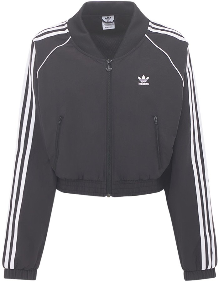 Adidas Cropped Jacket | Shop the world's largest collection of fashion |  ShopStyle