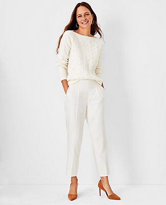 winter white women's dress pants