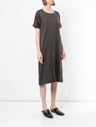 UMA WANG Short-Sleeve Midi Dress