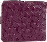 Thumbnail for your product : Barneys New York Woven Leather Snap-Front Wallet