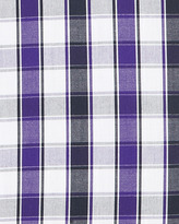 Thumbnail for your product : English Laundry Large Plaid Long-Sleeve Dress Shirt, Purple/Blue