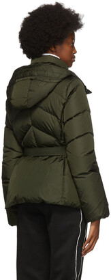 Moncler Green Down Aloes Coat
