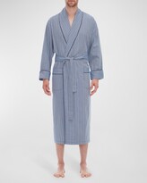 Thumbnail for your product : Majestic International Men's Cotton Stripe Shawl Robe