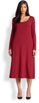 Thumbnail for your product : Eileen Fisher Eileen Fisher, Sizes 14-24 Jersey Scoopneck Dress