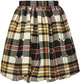 Thumbnail for your product : Miu Miu Embellished wool skirt