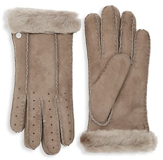 UGG Leather Shearling Gloves