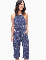 Thumbnail for your product : Splendid Kloe Paisley Cropped Jumpsuit