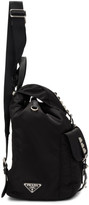 Thumbnail for your product : Prada Black Studded Nylon Backpack