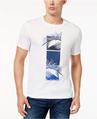 Michael Kors Men's Palm-Box Graphic-Print T-Shirt