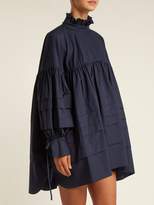 Thumbnail for your product : Cecilie Bahnsen - Alberte Cotton Blouse - Womens - Navy