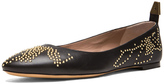 Thumbnail for your product : Chloé Studded Leather Flats