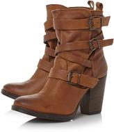Thumbnail for your product : Steve Madden YALE SM - Heeled Buckle Detail Leather Boot