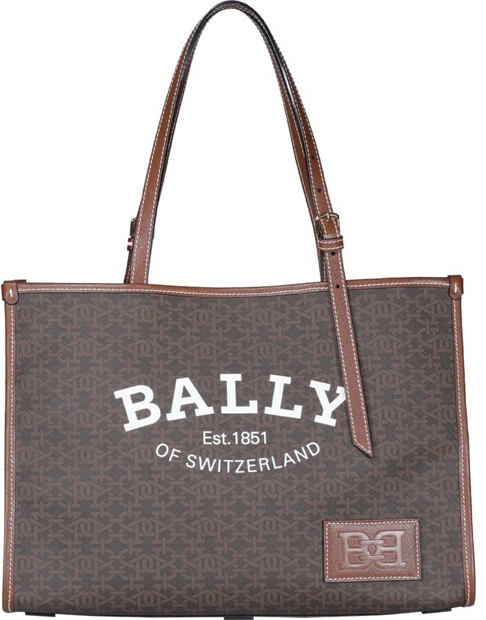 Bally Amoeba Leather Handbag - ShopStyle Tote Bags