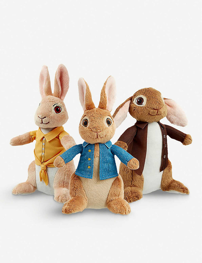Flopsy Rabbit Soft Plush Toy Beatrix Potter Signature Collection Height 18cm 