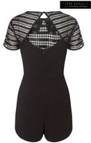 Thumbnail for your product : Lipsy Michelle Keegan Mesh Trim Collar Playsuit