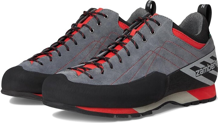 Zamberlan EL Cap RR Men's Climbing Shoes Grey/Red : EU 44.5 (US Men's 10) D - Medium, Suede
