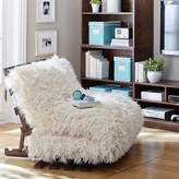 Thumbnail for your product : Pottery Barn Teen Furlicious Faux-Fur Futon Set, Simply White, Twin