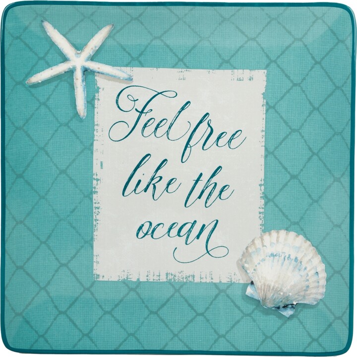 Certified International Ocean View Square Platter