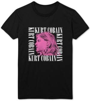 FEA Kurt Cobain Pink Face Men's Graphic T-Shirt