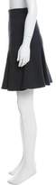 Thumbnail for your product : Akris Punto Paneled Knee-Length Skirt
