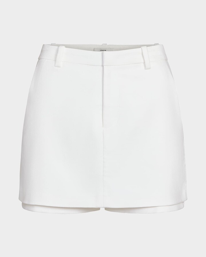 Vince Tailored Mid-Rise Skort