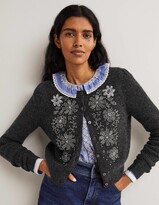 Thumbnail for your product : Boden Embellished Ribbed Cardigan