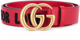 Gucci - 'gg' embellished belt - women - Cuir - 90