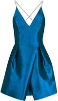 Thumbnail for your product : Topshop Crinkle satin prom dress