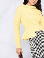 Thumbnail for your product : Alexander McQueen Cowl Neck Ribbed Jumper
