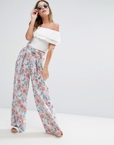 Thumbnail for your product : Oasis Paisley Print Wide Leg Pant
