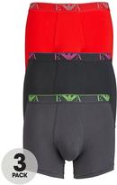 Thumbnail for your product : Emporio Armani Mens Fashion Trunks (3 Pack)