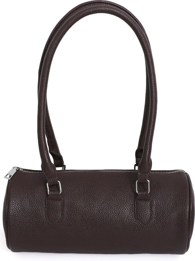 ADORNIA Brown Rounded Shoulder Bag