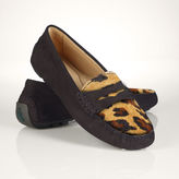 Thumbnail for your product : Ralph Lauren Leopard Camila Loafer