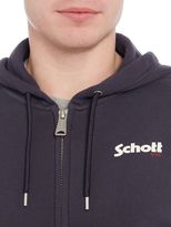 Thumbnail for your product : Schott Men's Large logo zip up hoody