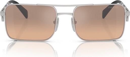 Prada Eyewear Rectangular Frame Sunglasses