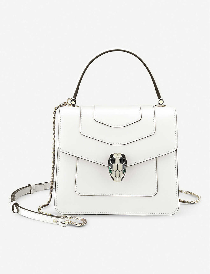 white bvlgari bag