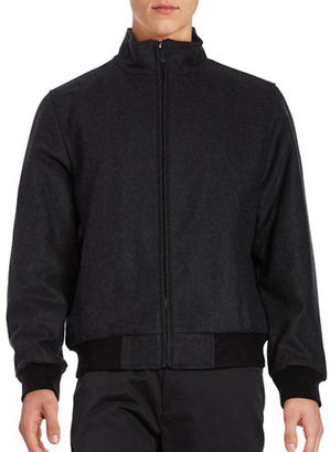 Calvin Klein Wool-Blend Short Coat