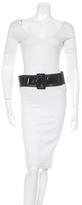 Thumbnail for your product : Thomas Wylde Wide Leather Waist Belt