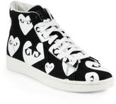 Thumbnail for your product : Comme des Garcons Play Canvas High-Top Sneakers