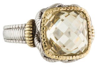 Judith Ripka Crystal Cocktail Ring