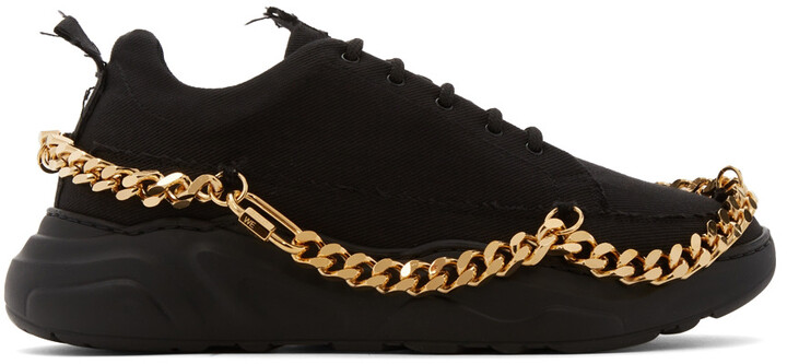 black and gold mens shoes