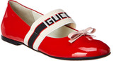 Thumbnail for your product : Gucci Patent Ballerina Flat