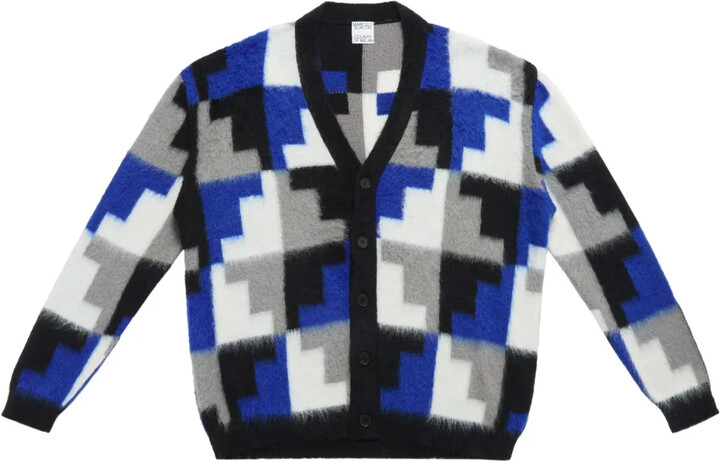 COUNTY OF MILAN AOP Damier Cross cardigan